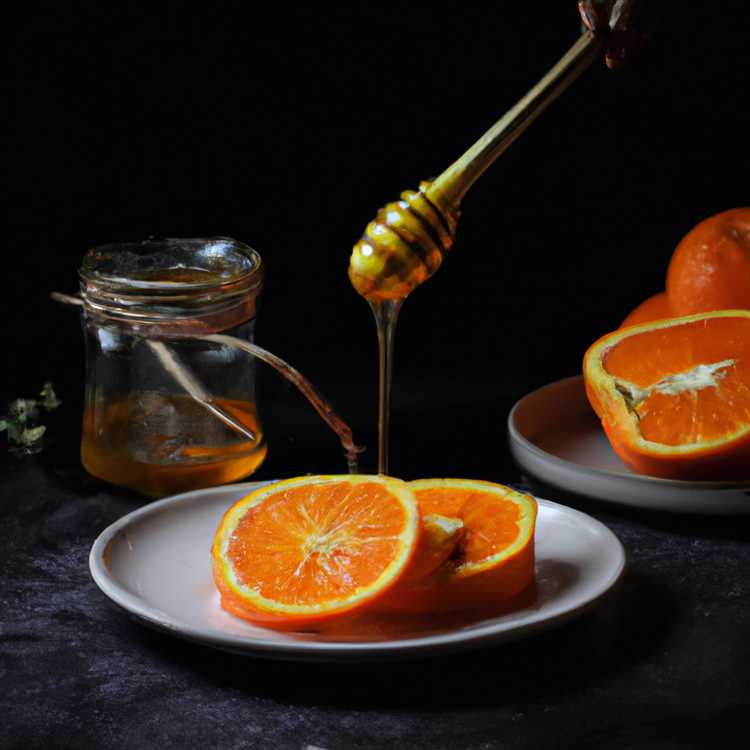 Ингредиенты для приготовления апельсинов с медом