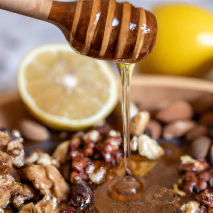 Орехи с медом и лимоном для повышения энергии и укрепления нервной системы