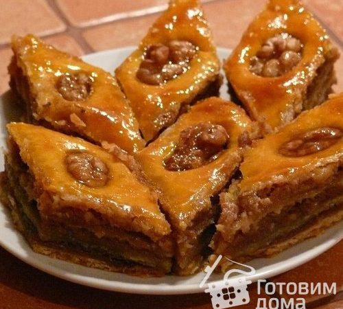 Изысканная пахлава с медом — подробный рецепт для вкусного десерта в домашних условиях