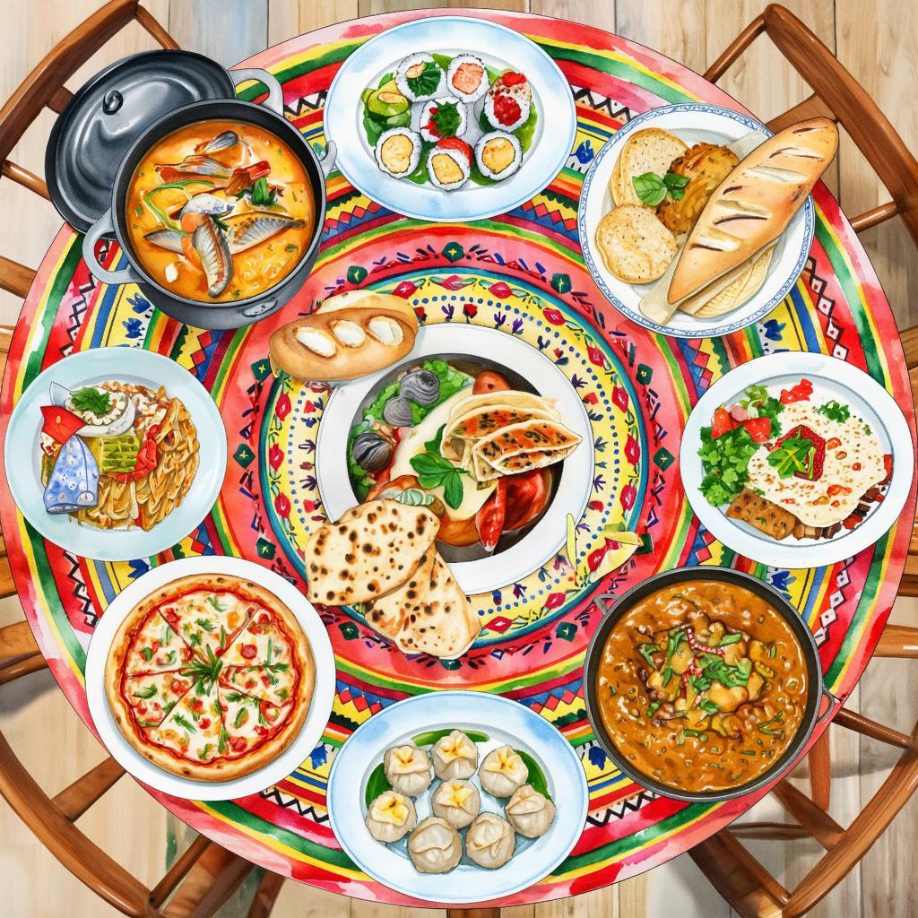 Главная 9 Гастрономическое путешествие: Вкусы мира на нашей тарелке